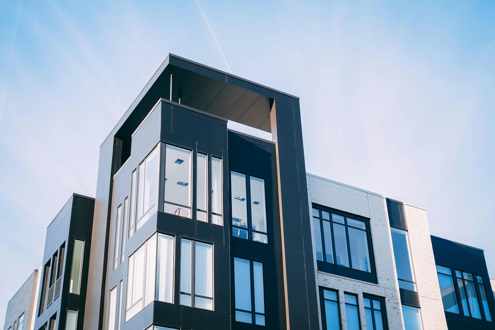 A modern mid-rise apartment community